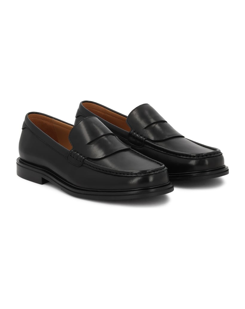 Kazar-Black-leather-men's-loafers-čierna