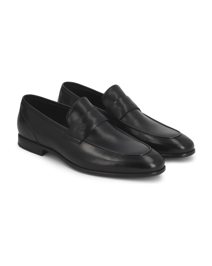 Kazar-Black-men's-loafers-in-genuine-leather-čierna