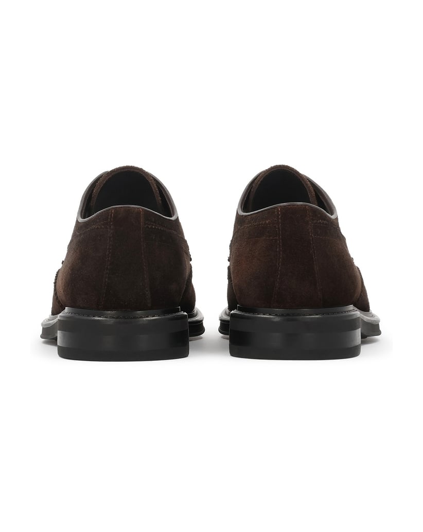 Kazar-Brown-suede-derby-brogue-hnedá