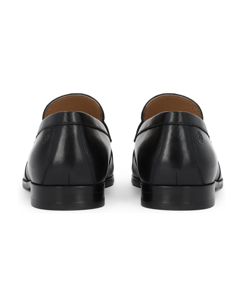 Kazar-Black-men's-loafers-in-genuine-leather-čierna