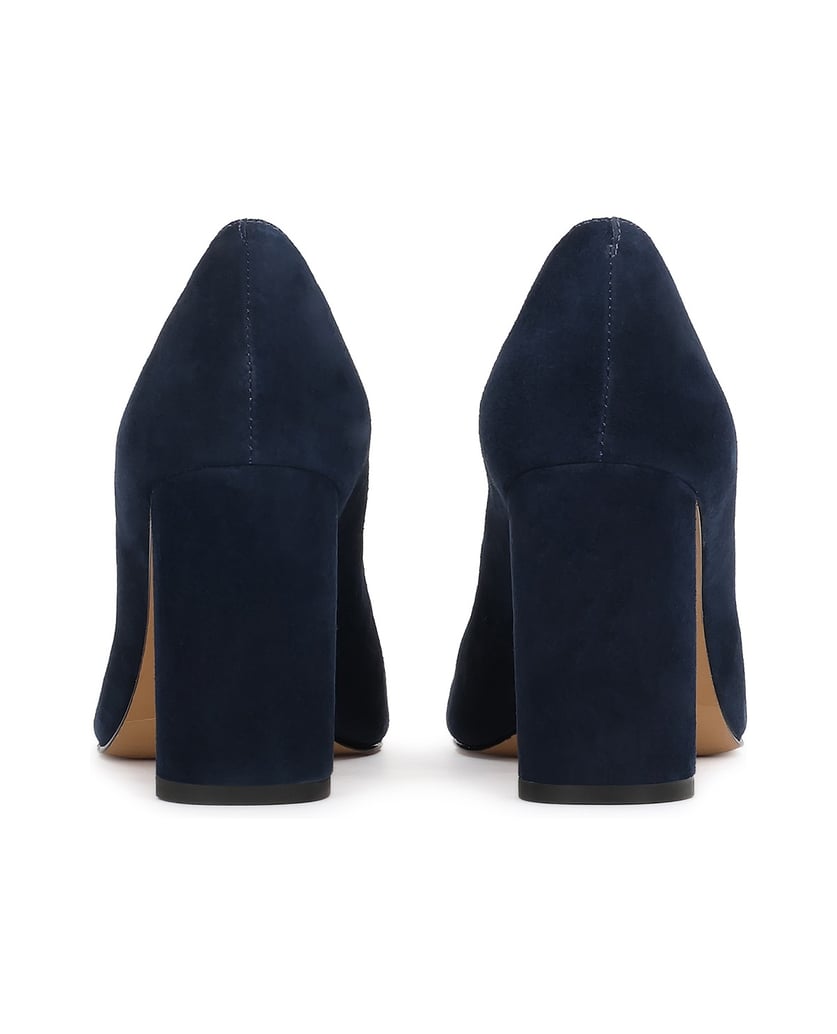 Kazar-Navy-blue-suede-pumps-on-an-elegant-block-tmavá-modrá