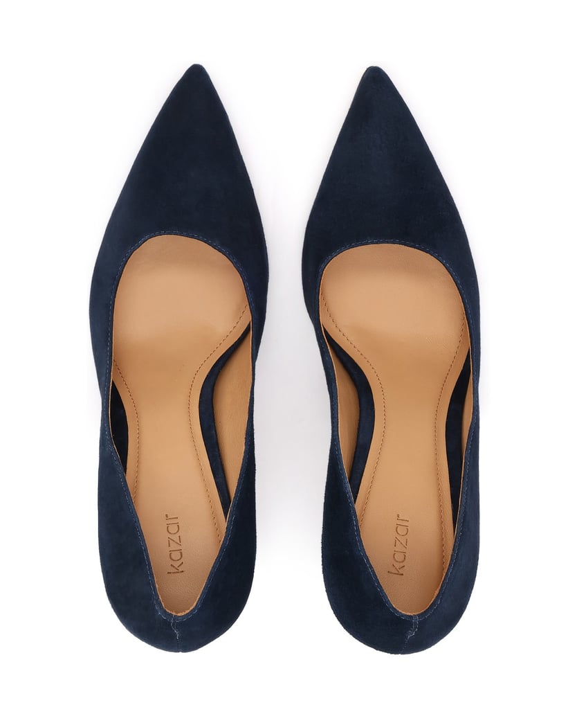 Kazar-Navy-blue-suede-pumps-on-an-elegant-block-tmavá-modrá