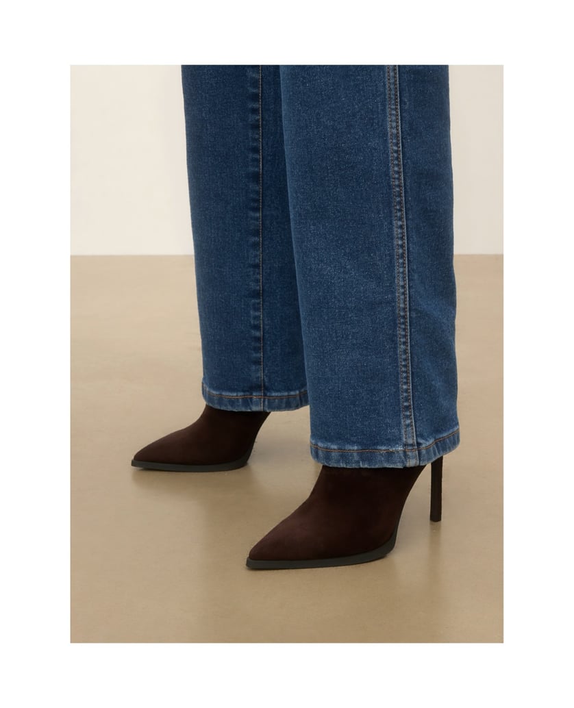 Kazar-Elegant-dark-brown-suede-booties-tmavě-hnědá