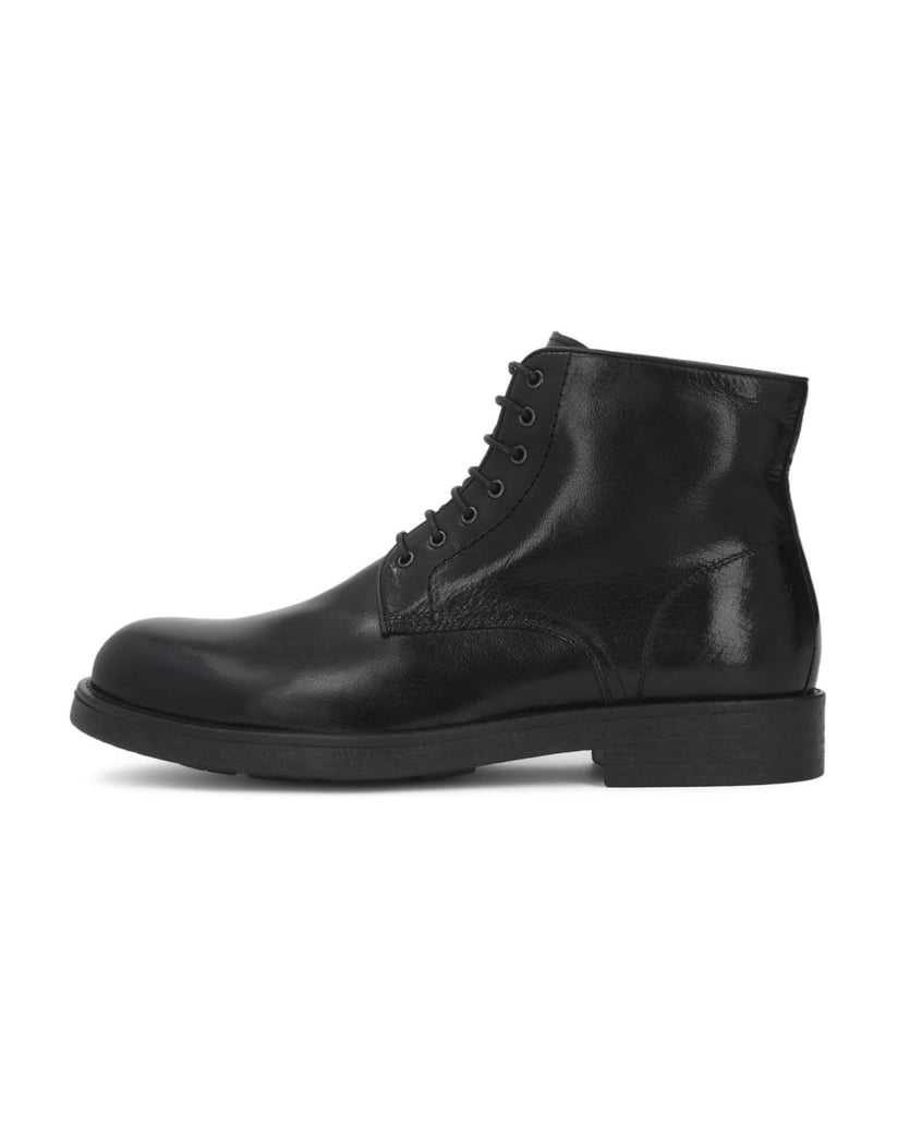 Kazar-Flat-Ankle-Boots-lace-ups-in-a-smart-casual-style-černá