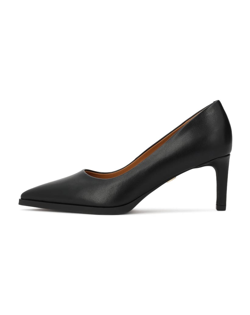 Kazar-Classic-heeled-leather-pumps-čierna