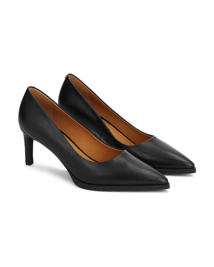Kazar-Classic-heeled-leather-pumps-čierna