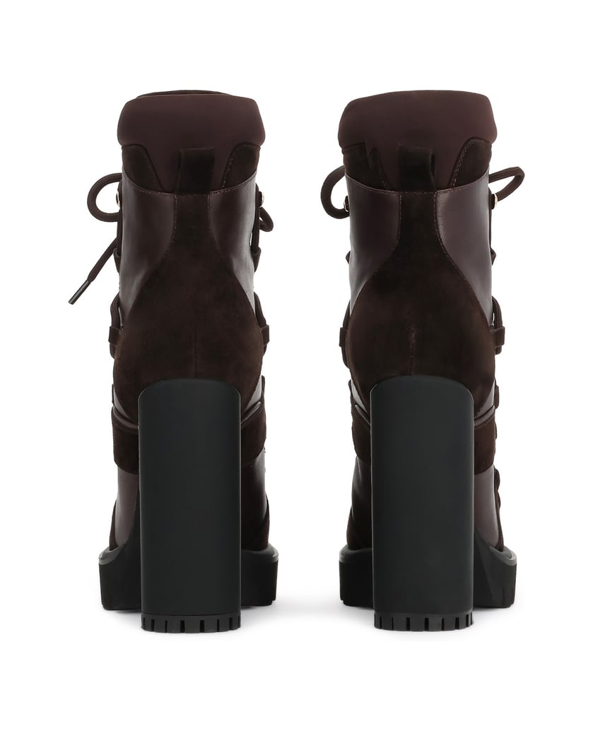 Kazar-Brown-platform-booties-in-smooth-leather-and-suede-tmavá-hnedá