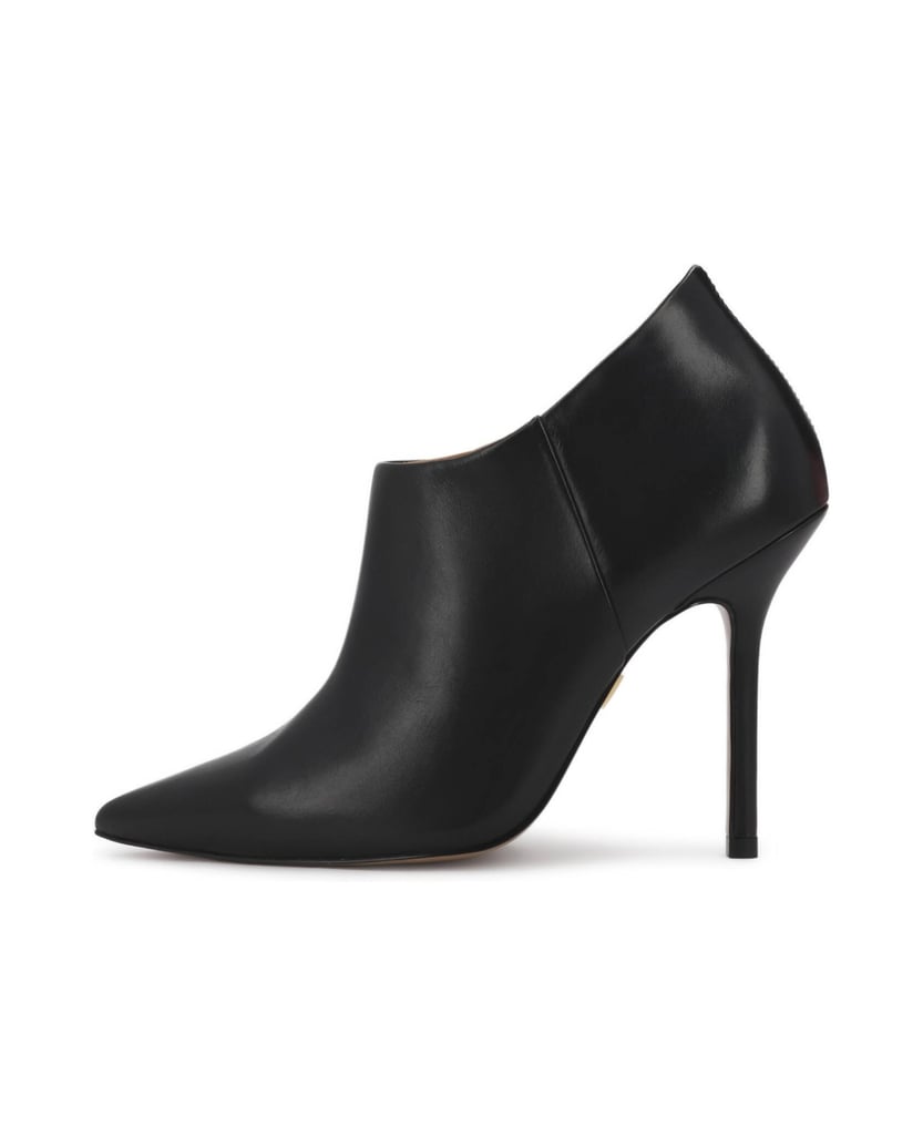 Kazar-Elegant-leather-slim-booties-čierna