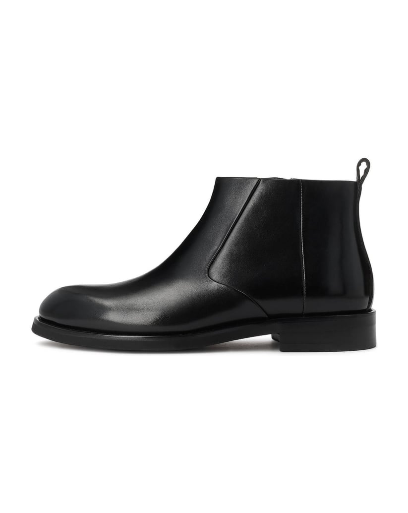 Kazar-Classic-black-men's-zippered-booties-čierna