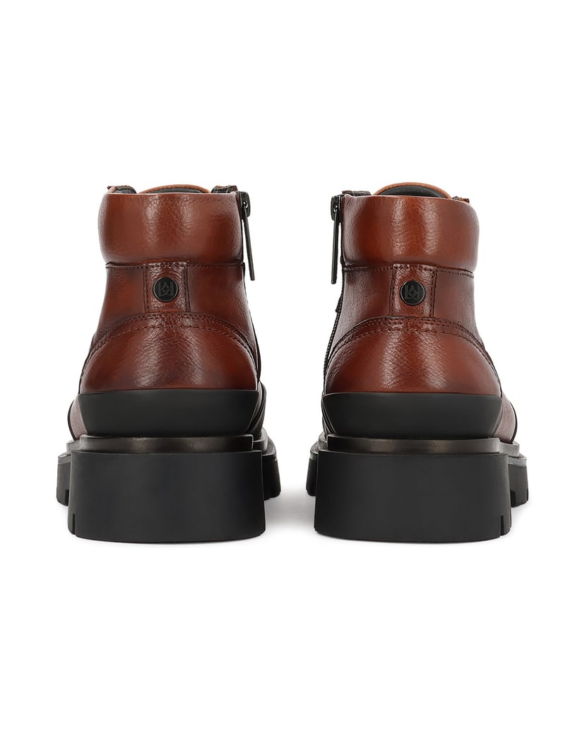 Kazar-Brown-men's-flat-ankle-boots-in-leather-with-rubberized-finish-hnedá