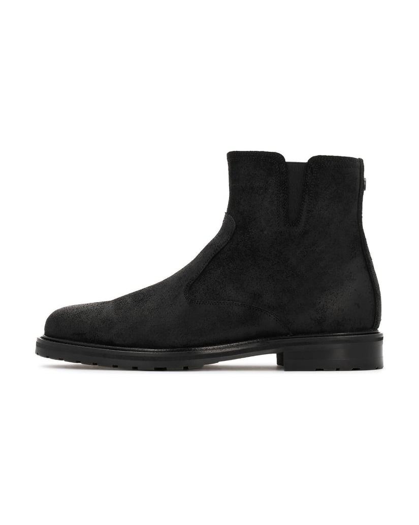 Kazar-Men's-suede-zip-up-booties-černá