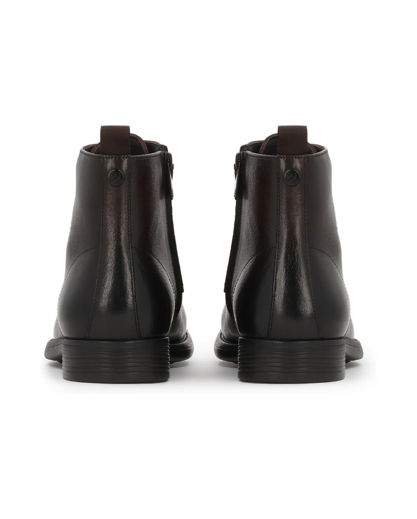 Kazar-Leather-flat-ankle-boots-with-ankle-boots-upper-hnědá