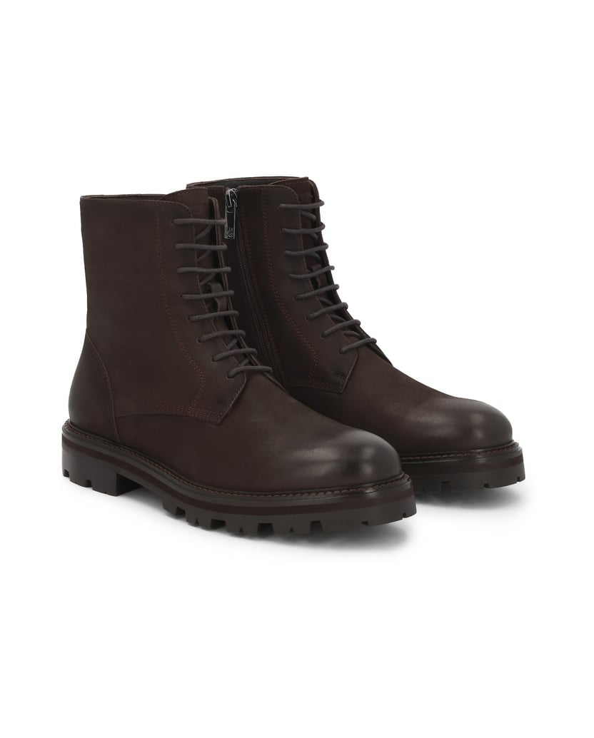 Kazar-Brown-nubuck-ankle-booties-hnedá