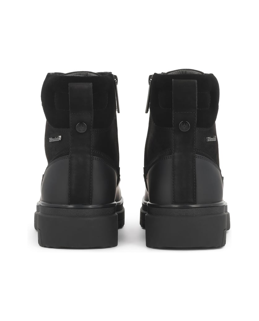 Kazar-Flat-ankle-boots-with-Thinsulate-technology-made-of-different-materials-černá