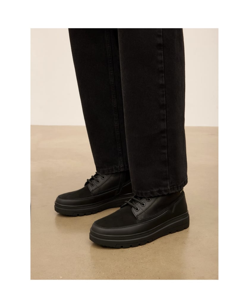 Kazar-Flat-ankle-boots-with-Thinsulate-technology-made-of-different-materials-černá
