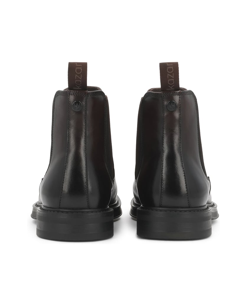 Kazar-Brown-leather-boots-with-contrasting-sole-hnedá