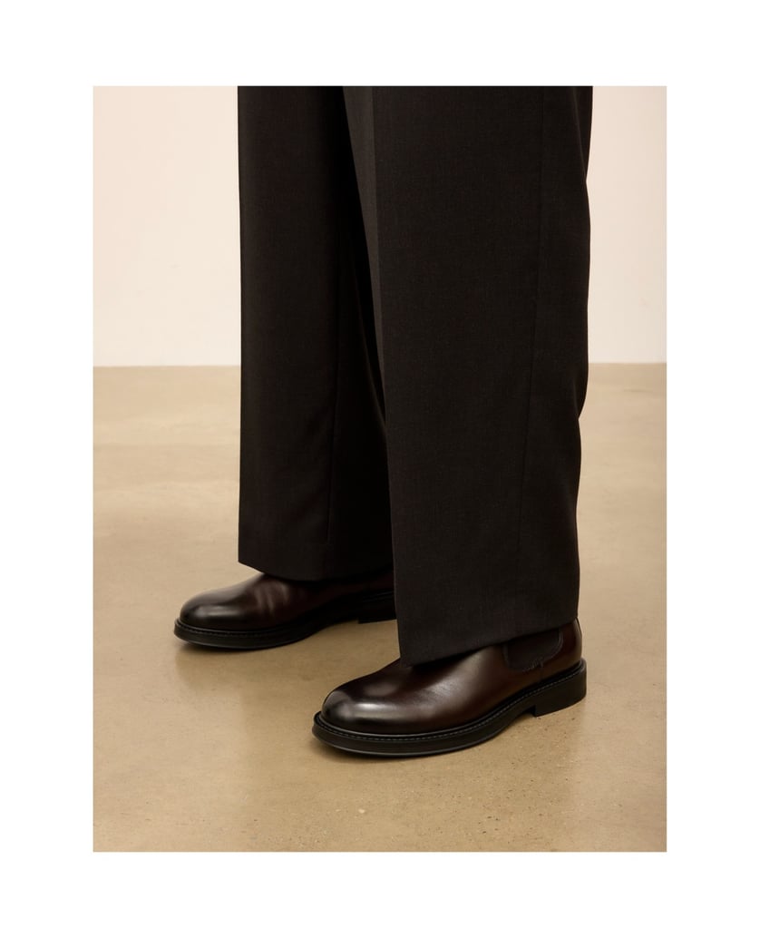 Kazar-Brown-leather-boots-with-contrasting-sole-hnedá
