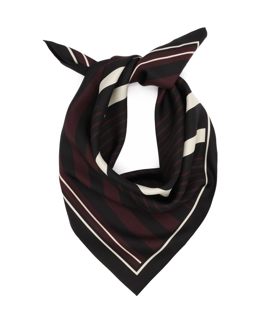 Kazar-Luxury-silk-scarf-with-irregular-stripes-čierna