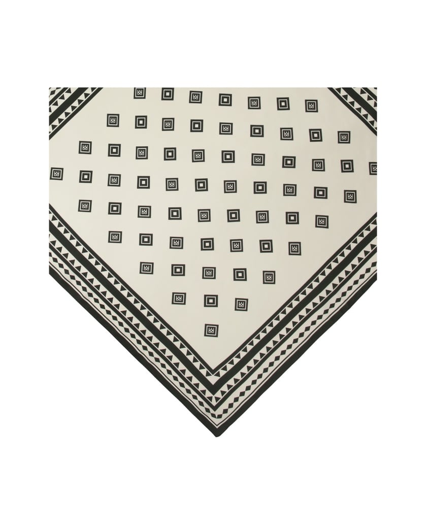 Kazar-Silk-scarves-white-and-black-with-geometric-pattern-biela