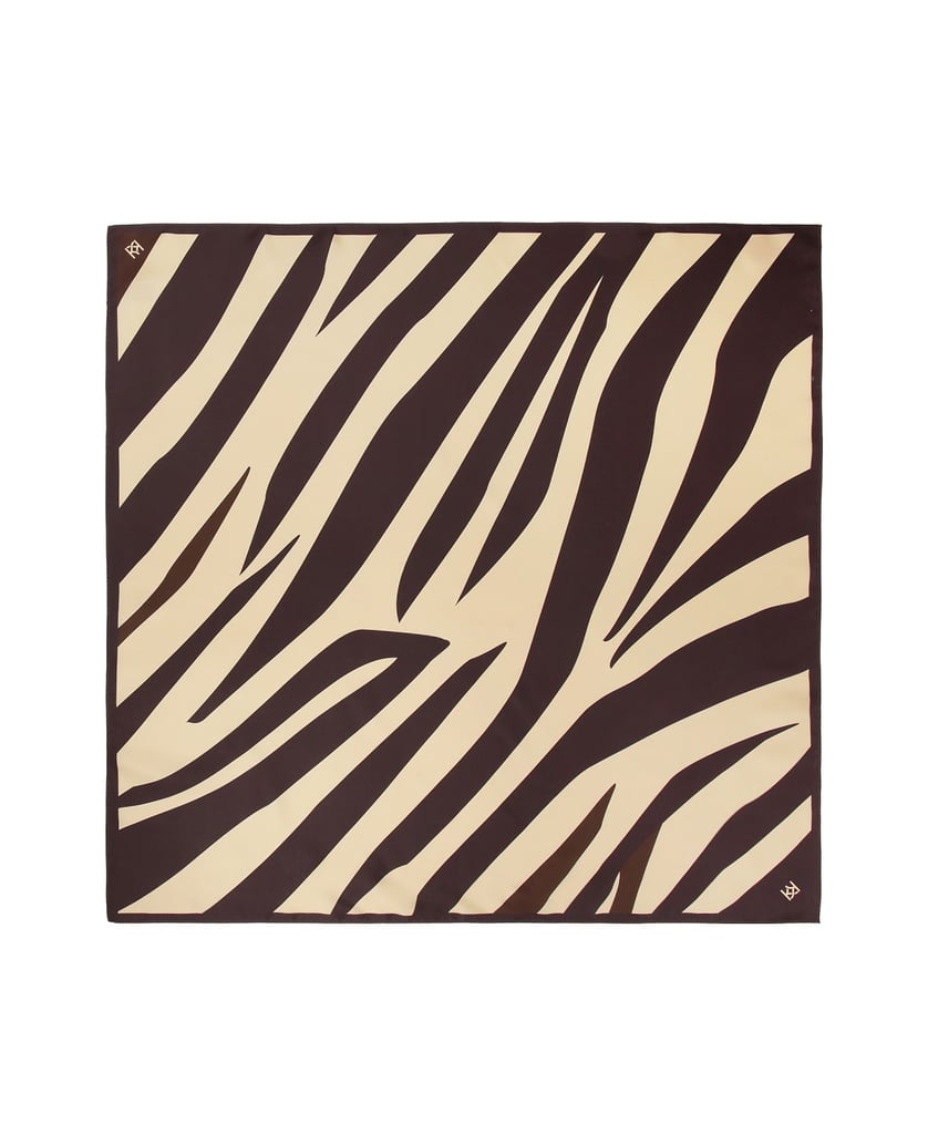Kazar-Silk-scarf-with-a-zebra-motif-in-shades-of-brown-and-beige-hnedá