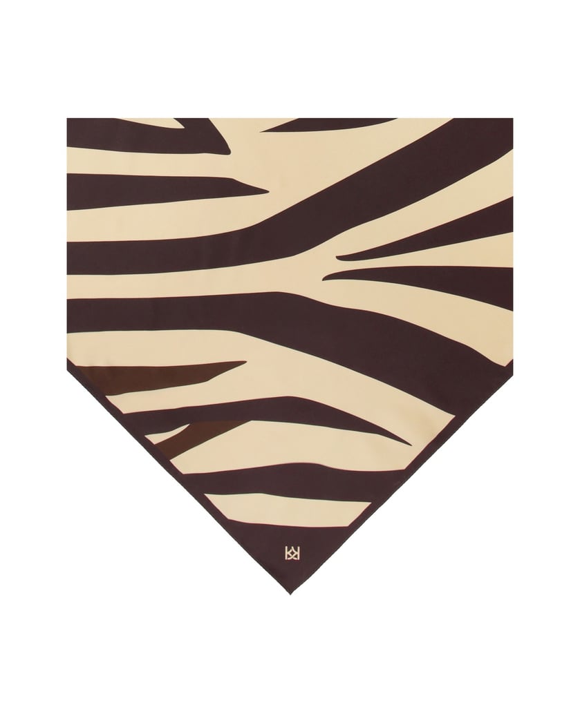 Kazar-Silk-scarf-with-a-zebra-motif-in-shades-of-brown-and-beige-hnedá
