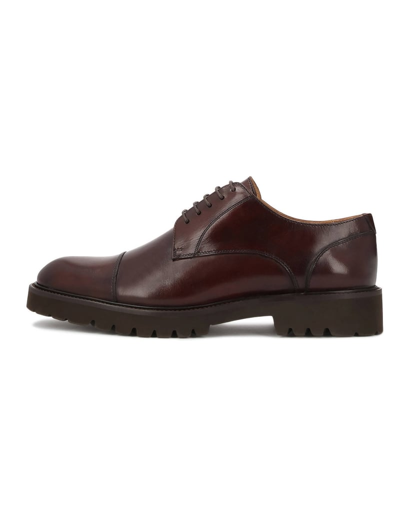 Kazar-Brown-derby-shoes-with-overlapping-toe-box-hnedá