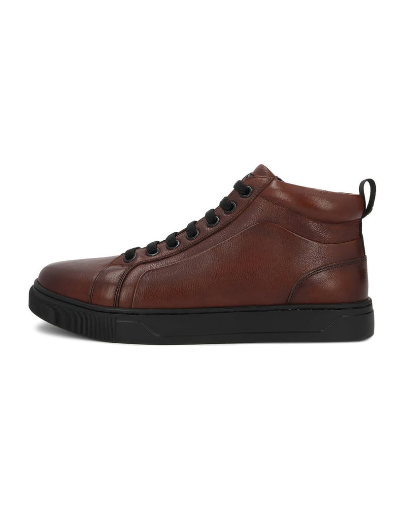 Kazar-Brown-leather-men's-sneakers-with-high-upper-hnedá