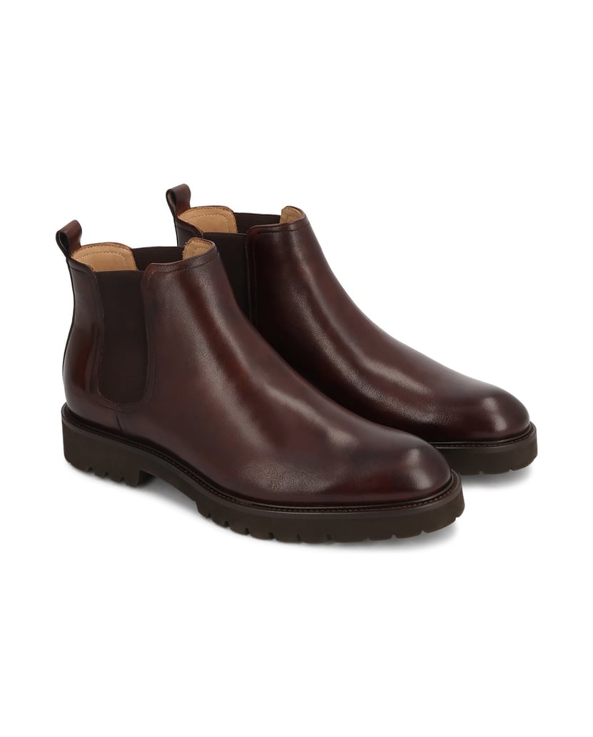 Kazar-Brown-leather-boots-on-a-treaded-sole-hnedá