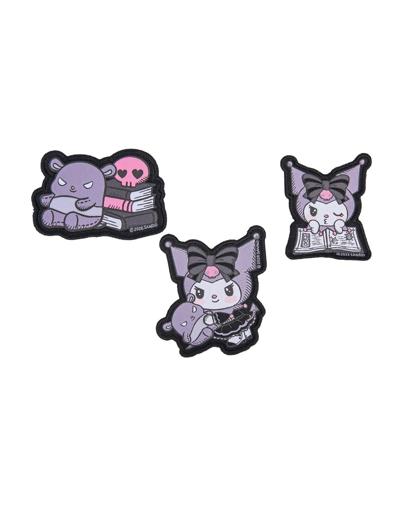 Baagl-Schulrucksack-Set-Airy-Kuromi-Fortune-Dream-3tlg:-Schulrucksack,-Federmäppchen,-Turnbeutel-schwarz