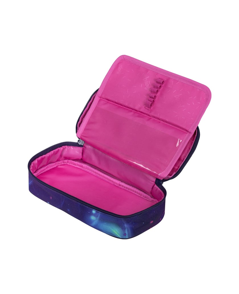 Baagl-Schulrucksack-Set-Core-Nova-5tlg.:-Schulrucksack,-Federmäppchen,-Turnbeutel,-Bauchtasche,-Laptophülle-lila