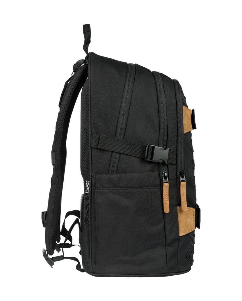 Baagl-Schulrucksack-Set-Skate-Darkness-5tlg.:-Schulrucksack,-Federmäppchen,-Turnbeutel,-Bauchtasche,-Laptophülle-schwarz