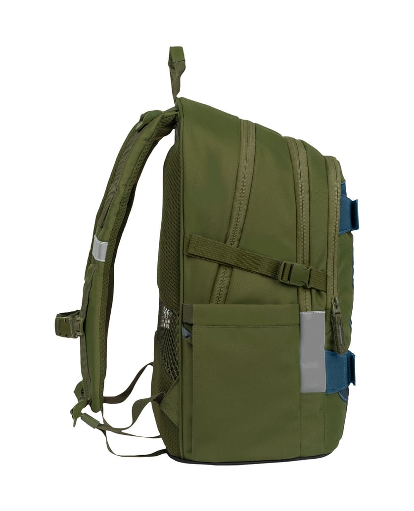 Baagl-Schulrucksack-Skate-Olive-grün
