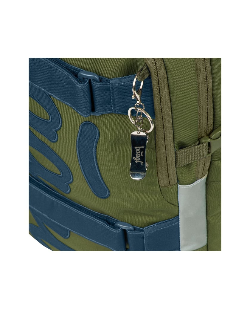 Baagl-Schulrucksack-Skate-Olive-grün