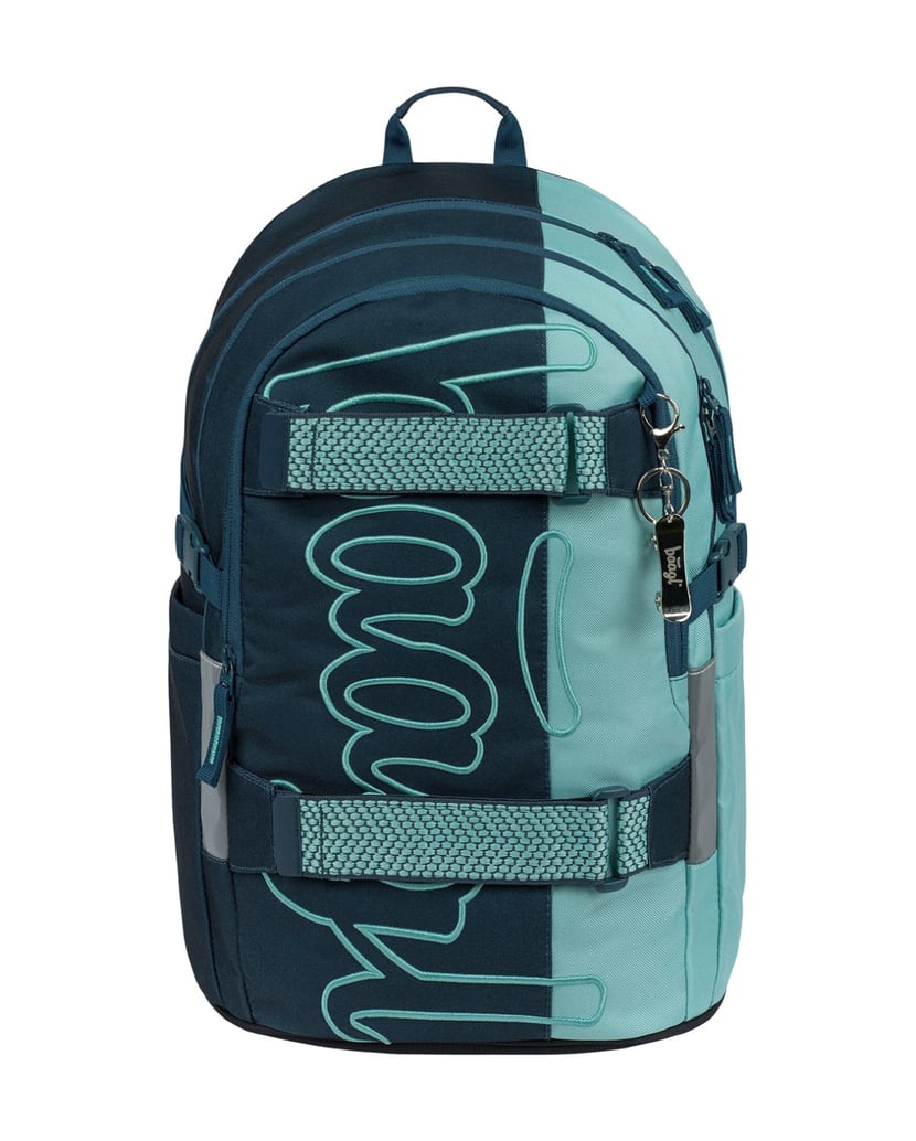 Baagl-Schulrucksack-Set-Skate-Petrol-3tlg.:-Schulrucksack,-Federmäppchen,-Sporttasche-grün