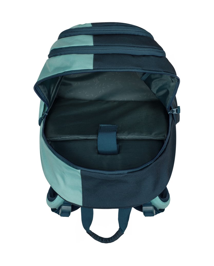 Baagl-Schulrucksack-Set-Skate-Petrol-3tlg.:-Schulrucksack,-Federmäppchen,-Sporttasche-grün