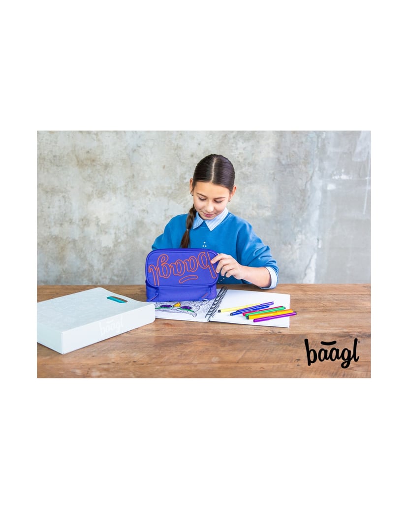 Baagl-Federmäppchen-Etui-Orange-lila