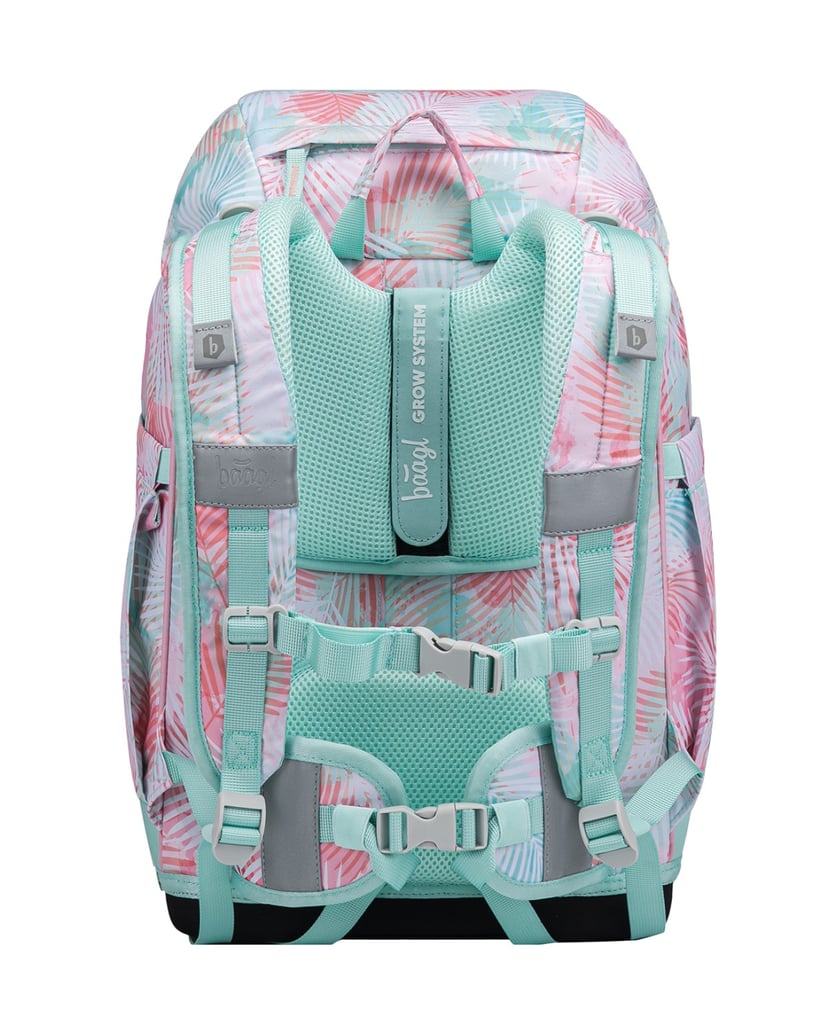 Baagl-Schulrucksack-Set-Airy-Plus-Sunset-3tlg.:-Schulrucksack,-Federmäppchen,-Turnbeutel-rosa