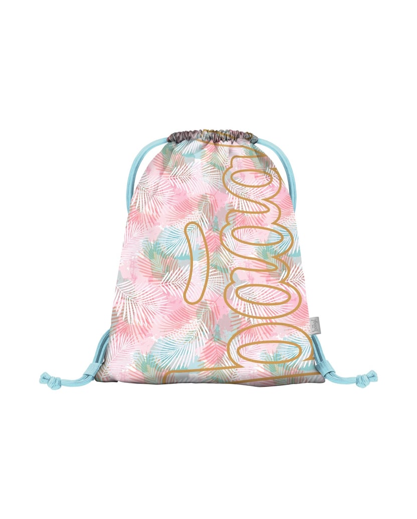Baagl-Schulrucksack-Set-Airy-Plus-Sunset-5tlg.:-Schulrucksack,-Federmäppchen,-Turnbeutel,-Schürze,-Brustbeutel-rosa