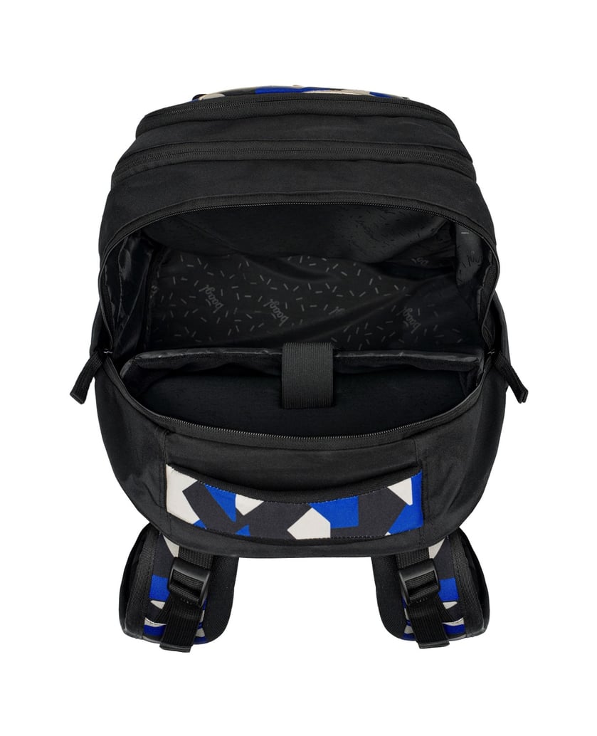 Baagl-Schulrucksack-Set-Skate-Max-Variety-3tlg.:-Schulrucksack,-Federmäppchen,-Turnbeutel-schwarz