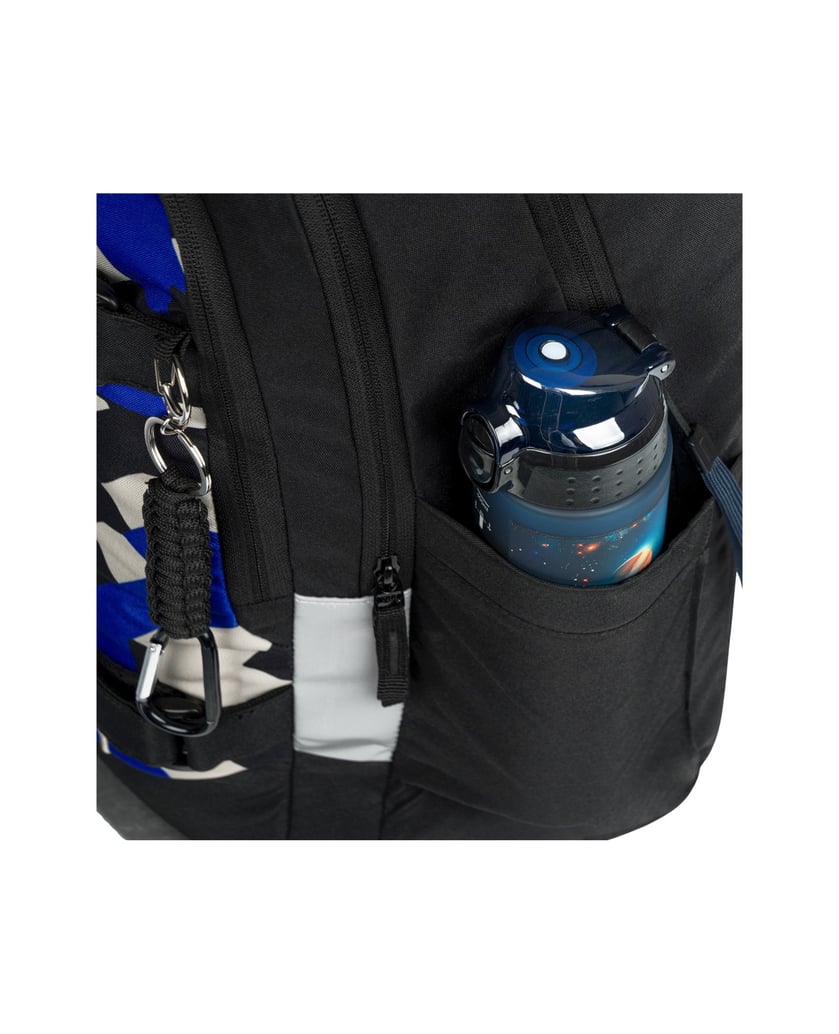 Baagl-Schulrucksack-Set-Skate-Max-Variety-3tlg.:-Schulrucksack,-Federmäppchen,-Turnbeutel-schwarz