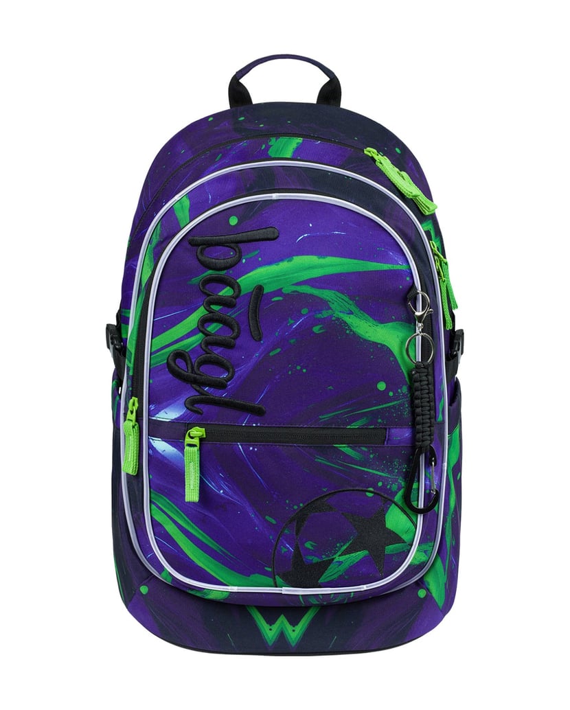 Baagl-Schulrucksack-Set-Core-Football-Champion-3tlg.:-Schulrucksack,-Federmäppchen,-Turnbeutel-blau
