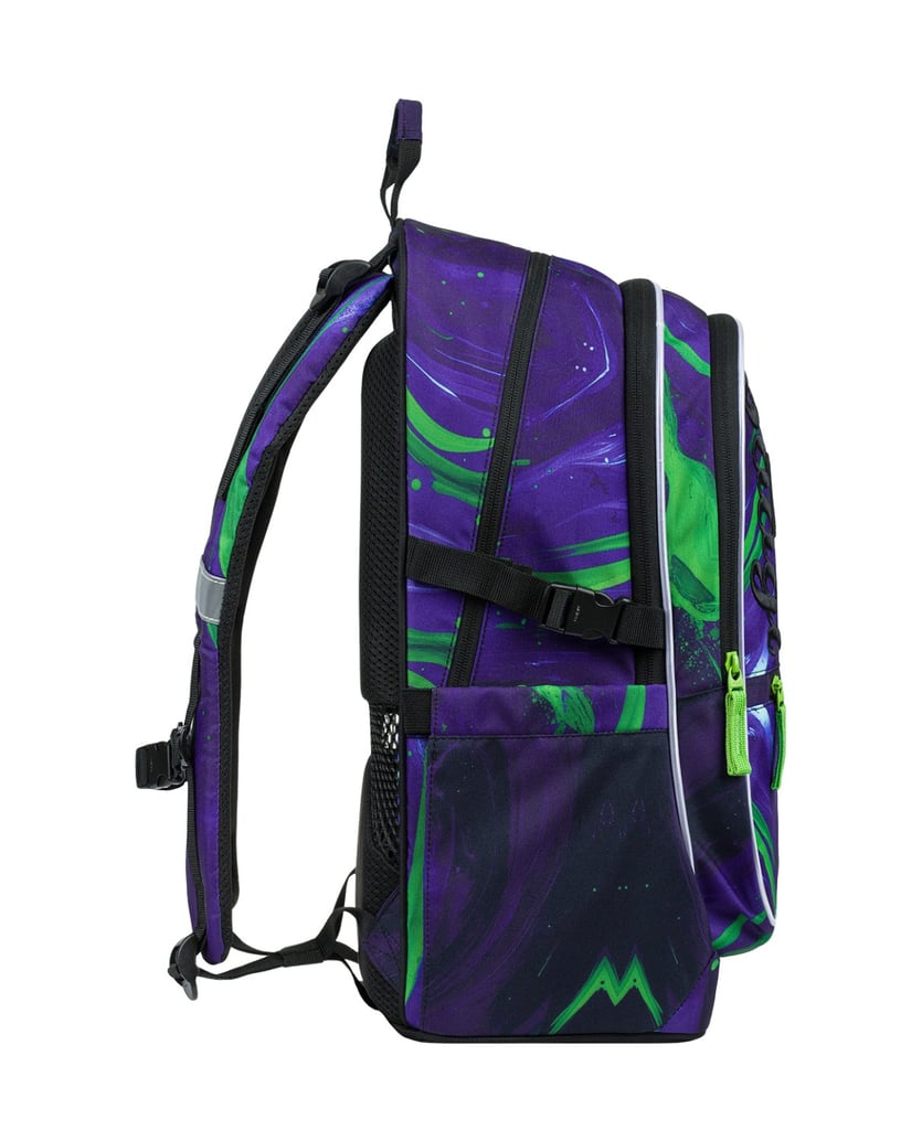 Baagl-Schulrucksack-Set-Core-Football-Champion-3tlg.:-Schulrucksack,-Federmäppchen,-Turnbeutel-blau
