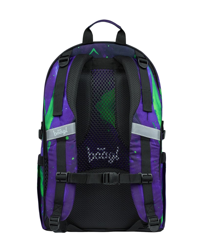 Baagl-Schulrucksack-Set-Core-Football-Champion-3tlg.:-Schulrucksack,-Federmäppchen,-Turnbeutel-blau