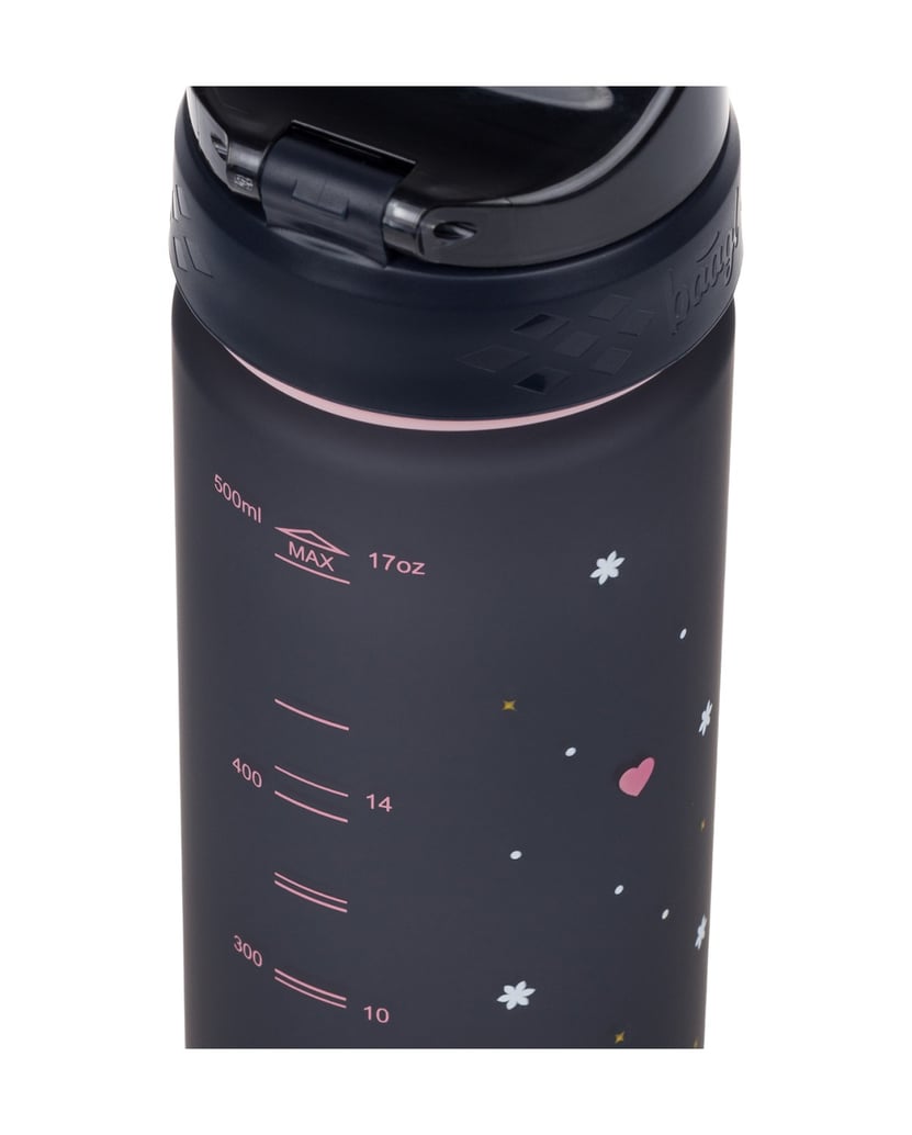 Baagl-Trinkflasche-Tritan-Unicorn-Gold-500-ml-blau