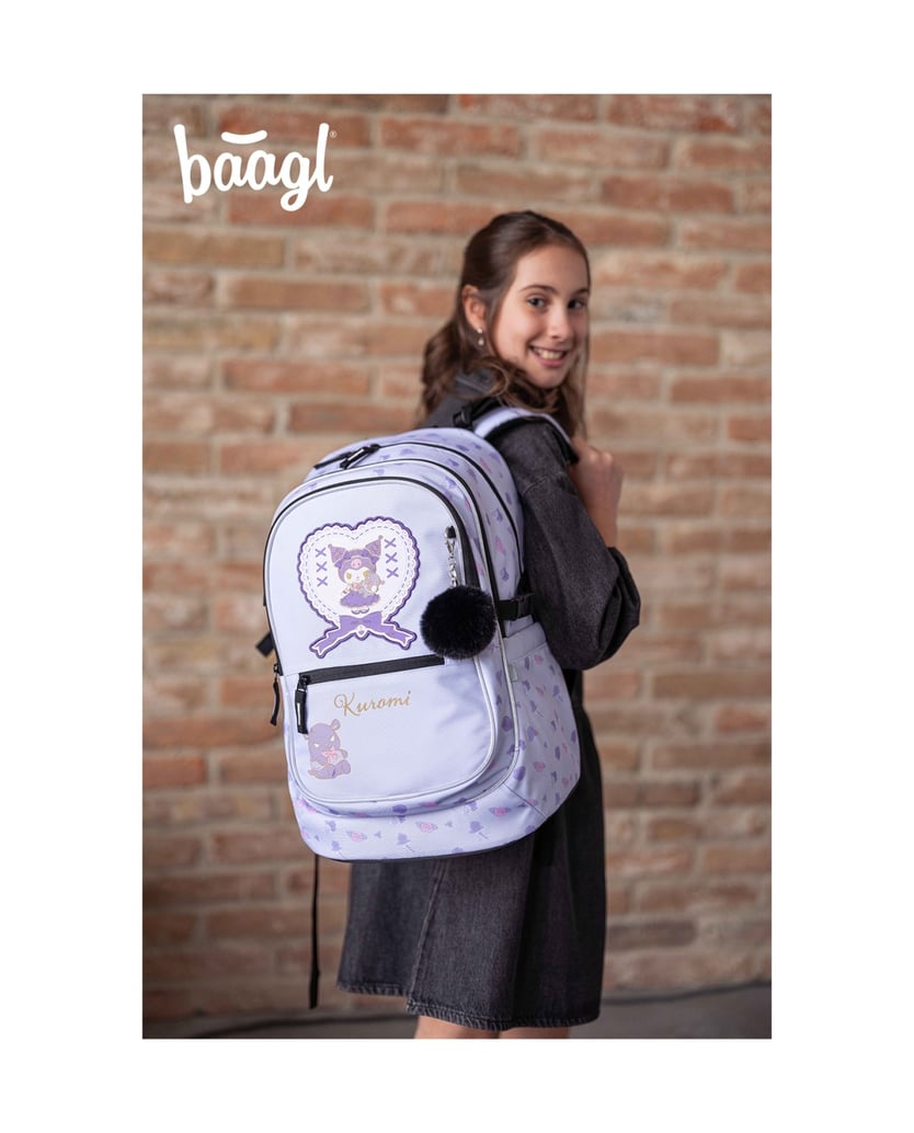 Baagl-Schulrucksack-Core-Kuromi-Sweet-One-lila