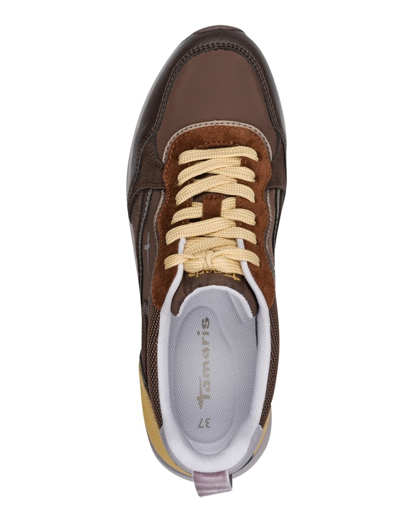 TAMARIS-Sneaker-braun-kombiniert