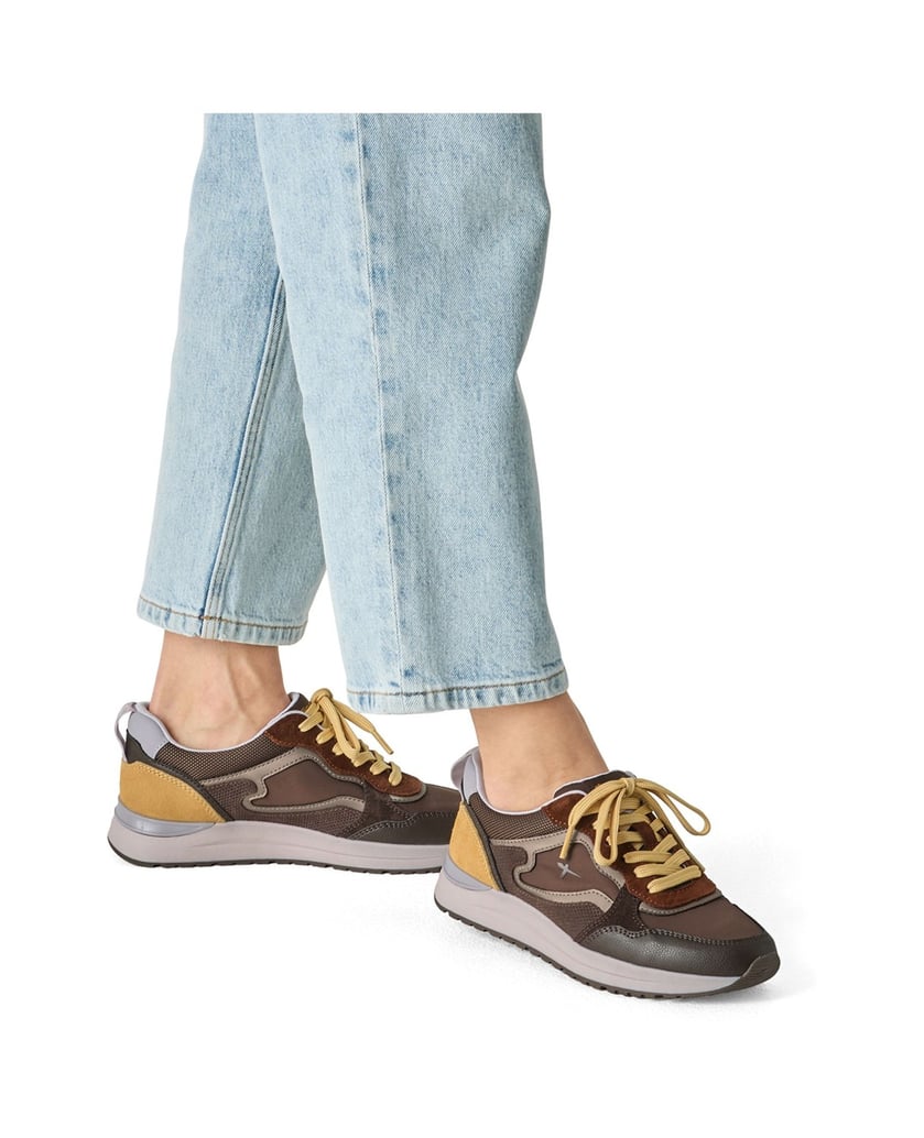 TAMARIS-Sneaker-braun-kombiniert