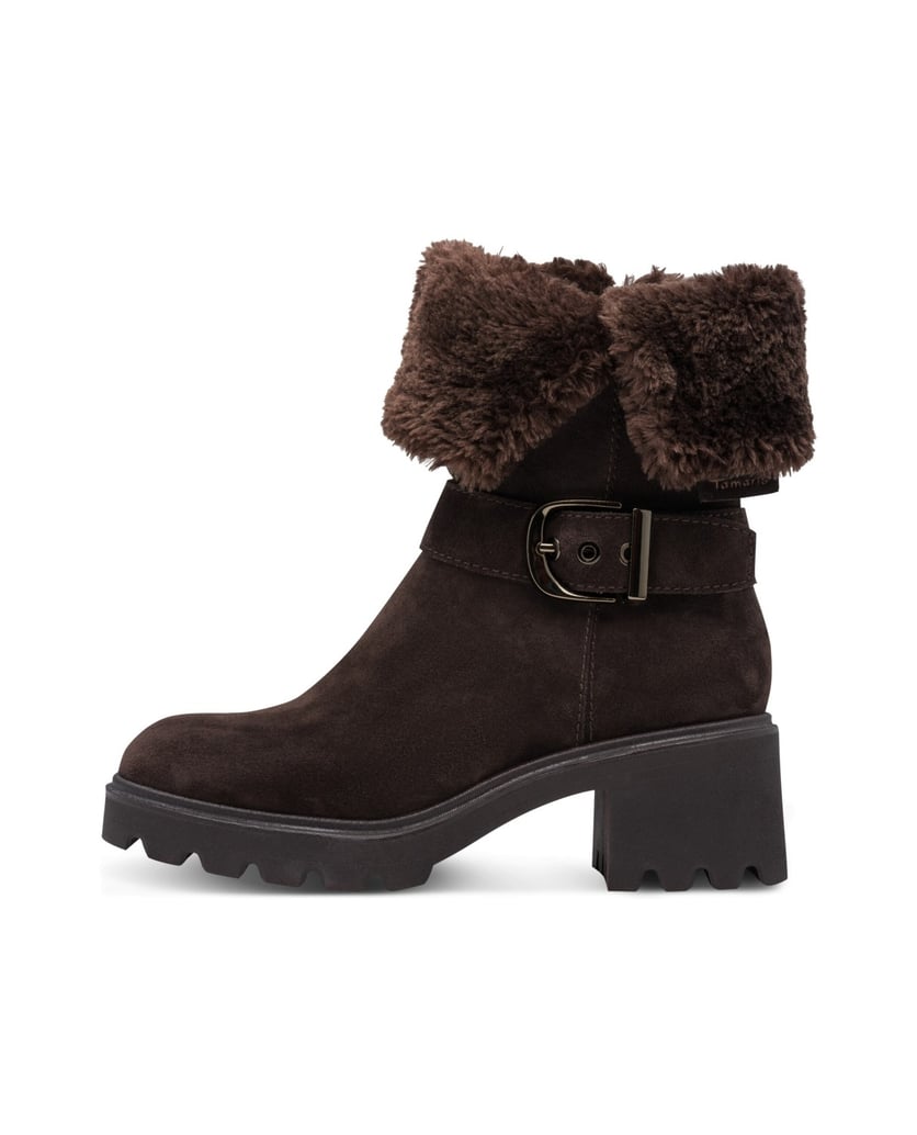 TAMARIS-Stiefelette-braun-kombiniert