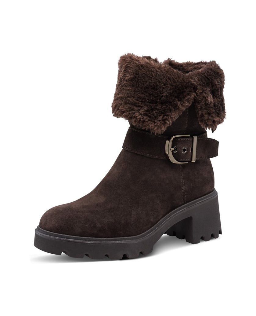 TAMARIS-Stiefelette-braun-kombiniert