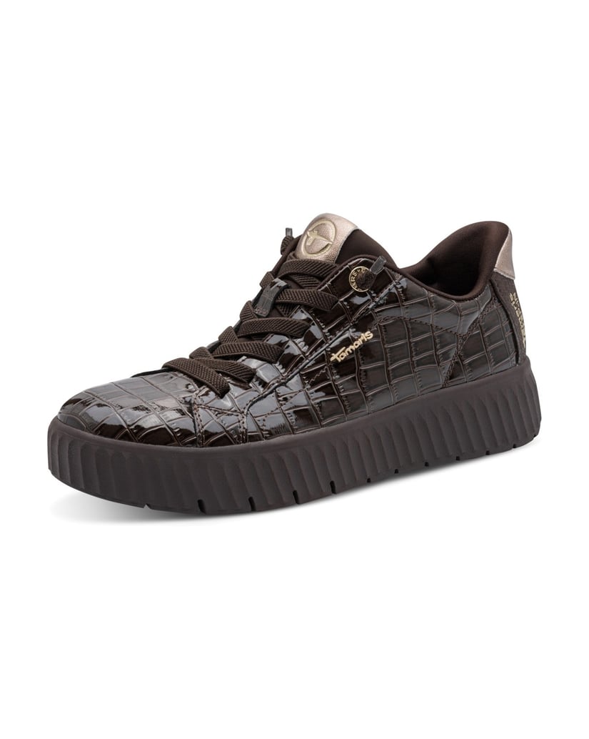 TAMARIS-Tenisky-kombinovaná-hnedá